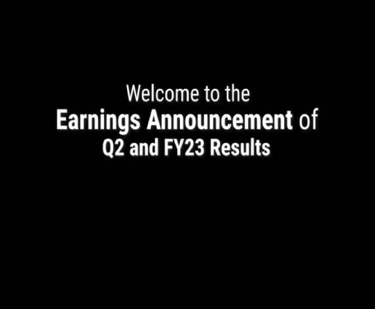 Q2 FY 23 Results Earnings Announcement